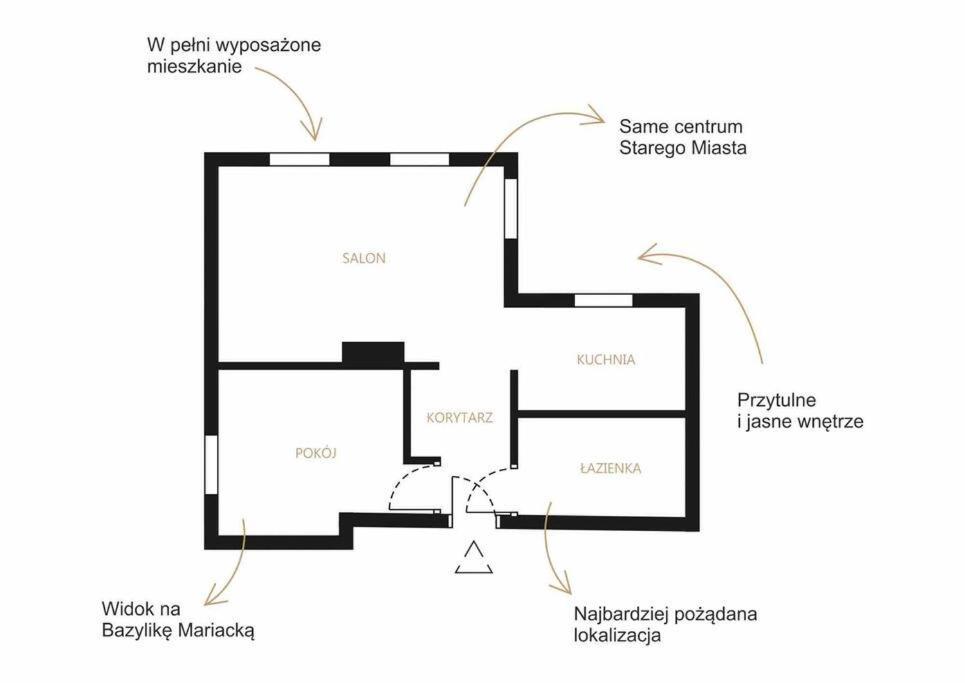 Urokliwy Apartament Gdansk Daire Dış mekan fotoğraf